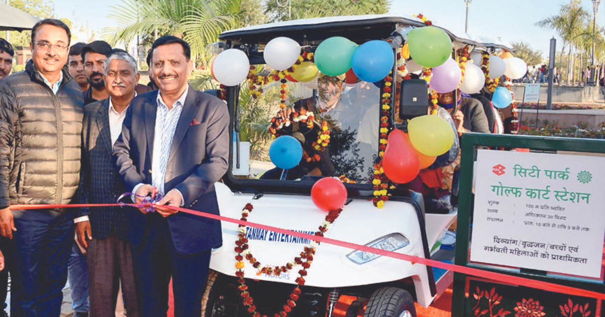 People will be able to get golf cart facility while visiting City Park: Pawan Arora